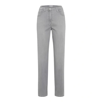 Abbildung von BRAX Style Corry Jeans Straight Leg, Damen, Größe: 44xS, Light grey slightly used