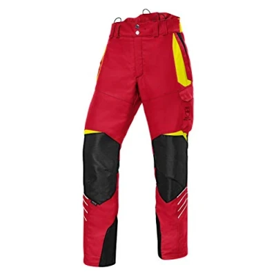 Abbildung von Kübler Schutzhose Forest Schnittschutzhose PSA 3 rot/warngelb