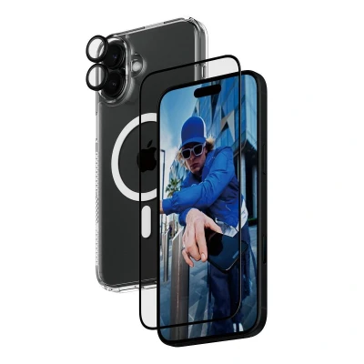 Abbildung von 0 PanzerGlass® 3 in 1 Protection Schutzset für iPhone 16 Plus