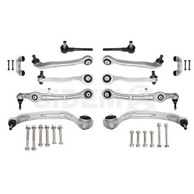 Abbildung von SIDEM 37870 Querlenker Reparatursatz Längslenker hinten, Vorderachse beidseitig mit Befestigungsmaterial AUDI: A6 C6 Avant, Limousine