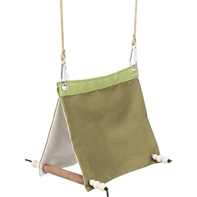 Abbildung von Trixie Hanging bird tent, cotton, 16 x 18 20 cm, green