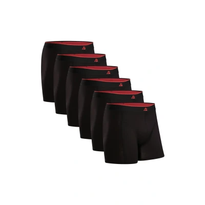 Abbildung von Danish Endurance 6 PACK Ultrasoft Boxershorts, Herren, Größe: 3XL, Black