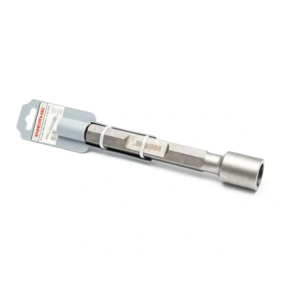 Abbildung von WERHE® Professional HEX28 Ø32,5mm 45x260mm Erdnageleintreiber zum Einstecken von Tiefenerder Erder Erdung Staberder Jack Hammer Picket Pfosten Driver Treiber