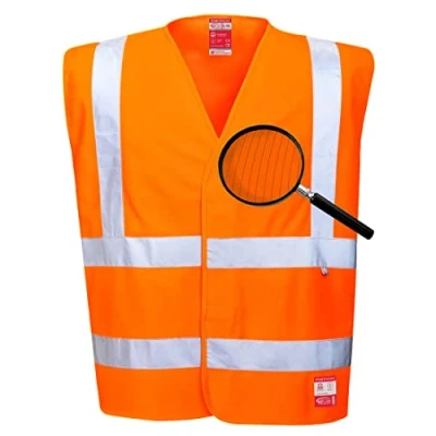Abbildung von Portwest antistatische Warnschutz Weste flammhemmend, Größe: L/XL, Farbe: Orange, FR71ORRL/XL