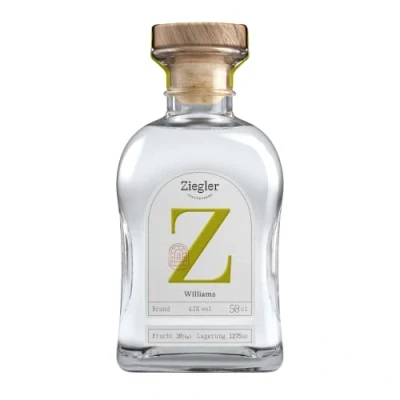 Abbildung von Brennerei Ziegler Williams Obstbrand 50 cl 43% vol Silber Gewinner IWSC 2022