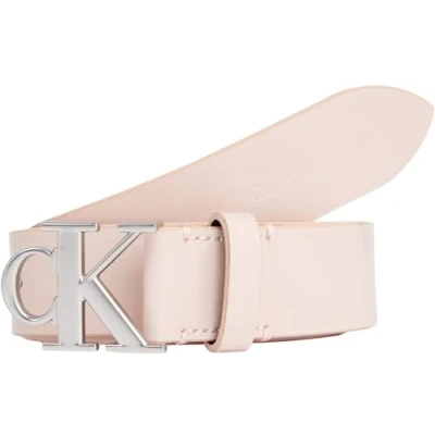 Abbildung von Calvin Klein Jeans Round MONO BELT Gürtel, Damen, Größe: 115, Pale conch