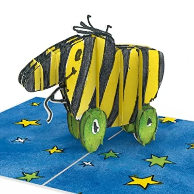 Abbildung von papercrush® x Janosch Pop Up Karte Tigerente 3D Geburtstagskarte für Kinder (Mädchen &amp; Jungen) und Erwachsene, Glückwunschkarte zum Geburtstag oder zur Geburt, Einladungskarte Kindergeburtstag
