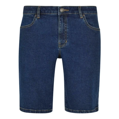 Abbildung von Urban Classics Jeans Shorts, Herren, Größe: 28, Mid indigo washed