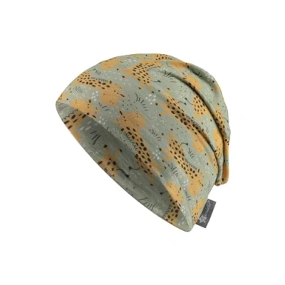 Abbildung von Sterntaler Beanie Giraffen Unisex Babymütze aus Flammgarnjersey mit UV Schutz 50+ Leichte Mütze Druck schützt den Kopf an heißen Tagen vor der Sonne blassgrün, 45