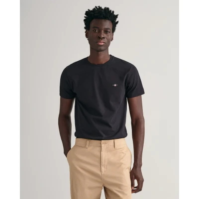 Abbildung von Gant T Shirt &quot;SLIM SHIELD SS SHIRT&quot;, mit Logostickerei auf der Brust