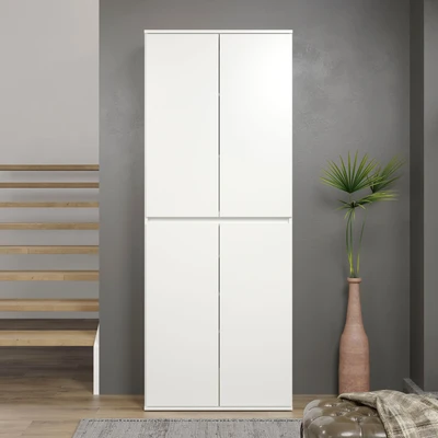 Abbildung von INOSIGN Mehrzweckschrank &quot;Novara&quot;, weiß, ca. B/H/T ca.: 74/191/34cm