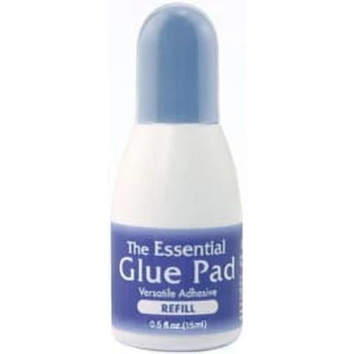 Abbildung von Tsukineko Refill Nachfülltinte 15 ml Transparent Kleber Zubehör Reinker für The Essential Glue Pad Stempelkissen, 3,7 x 1,9 6,7 cm