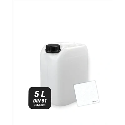 Abbildung von Trevendo Kanister Leerkanister aus HD PE, DIN 51, natur (5 Liter), lebensmittelecht
