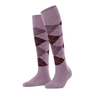 Abbildung von Burlington Damen Kniestrümpfe Whitby W Kh weich und warm lang gemustert 1 Paar, Blau Azure 6327, 36 41