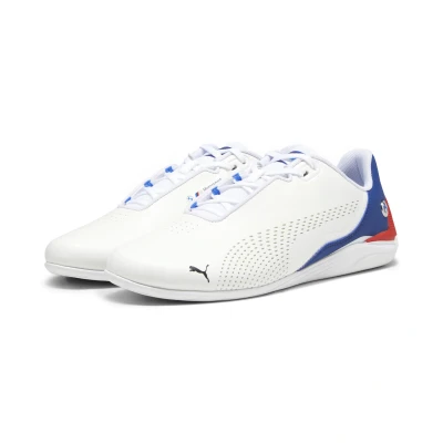 Abbildung von Puma BMW M Drift CAT Decima Motor Sneaker low, Herren, Größe: 42.5, White/pro blue Kunststoff/textil