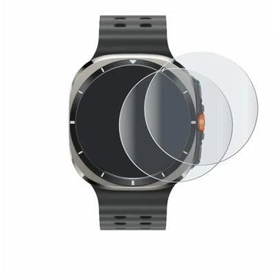Abbildung von BROTECT Full Cover Schutzfolie Matt für Samsung Galaxy Watch Ultra (47 mm) (2 Stück) Screen Displayschutz Folie, 3D Curved, Anti Reflex