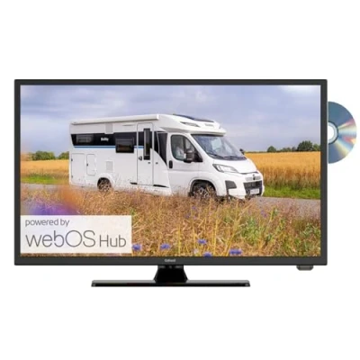 Abbildung von Gelhard GTV2456 LED Smart TV (webOS) mit DVD und Bluetooth DVB S2/C/T2 für 12V u. 230Volt WLAN Full HD