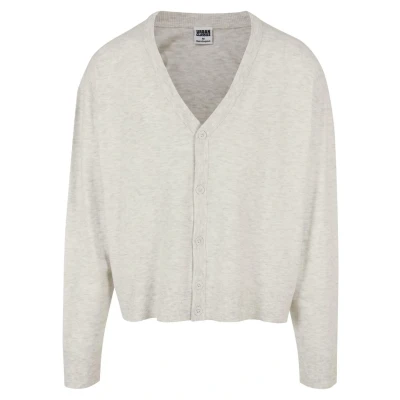 Abbildung von Urban Classics ECO MIX BOXY Strickjacke, Herren, Größe: Large, Lightgrey