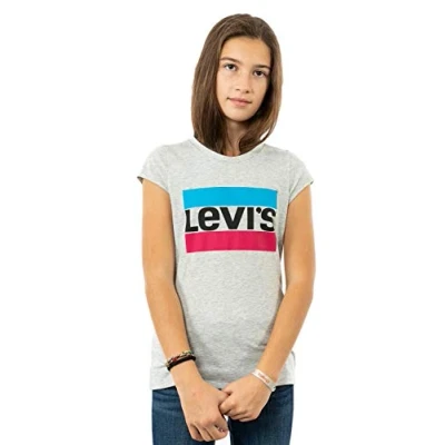 Abbildung von Levi&#039;s Sportswear LOGO TEE Tshirt print für Kinder, Größe: 92, Grey heather
