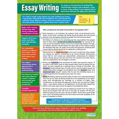 Abbildung von Daydream Education Poster „Essay Writing“, Englisch Poster, Glanzpapier, 850 mm x 594 (A1), Sprachposter für Klassenzimmer, Lernposter