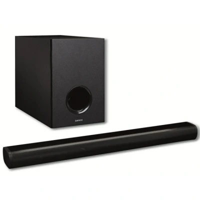 Abbildung von Lenco SBW 801BK Bluetooth Soundbar mit kabellosem Subwoofer Schwarz