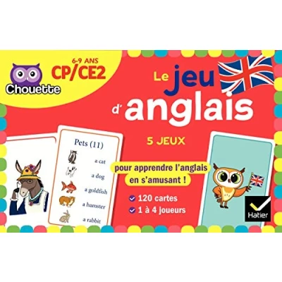 Abbildung von Chouette Le jeu d&#039;anglais CP CE2: 5 jeux pour apprendre l&#039;anglais en s&#039;amusant !