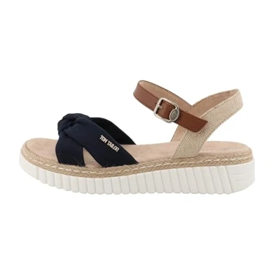 Abbildung von Tom Tailor Damen 9590350001 Sandale, Navy, 41 EU