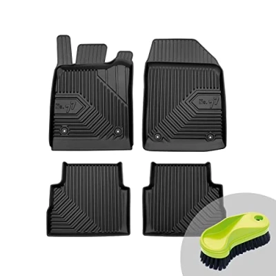 Abbildung von FROGUM No.77 Gummimatten Ganzjahresset von Auto Fußmatten Autofussmatten für Opel Vectra C 2002 2008 Langlebiges TPE Material