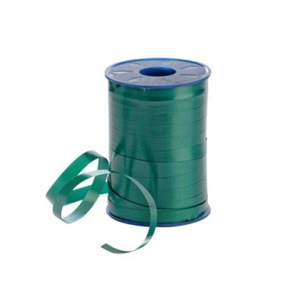 Abbildung von C.E. PATTBERG Geschenkband tannengrün, 250 Meter Ringelband 10 mm zum Basteln, Dekorieren &amp; Verpacken von Geschenken zu jedem Anlass