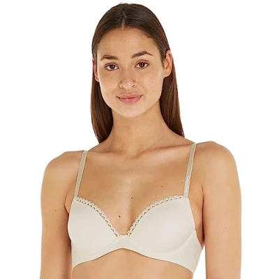 Abbildung von Calvin Klein Damen Push Up BH Customized Lift mit Bügel, Weiß (Ivory), 65DD (30DD)