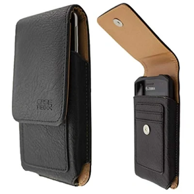 Abbildung von caseroxx Handy Hülle Outdoor Tasche für Zebra TC21 / TC26 mit drehbarem und abnehmbarem Gürtelclip in schwarz