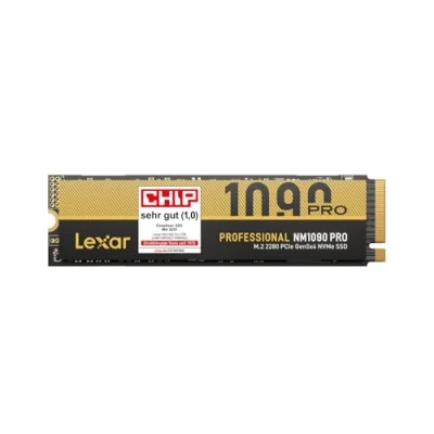Abbildung von Lexar NM1090 Pro 2TB PCIe 5.0 Gen5 NVMe SSD Bis zu 14000MB/s, Erweiterte Thermokontrolle, DirectStorage für AI Lasten, Gaming &amp; Content Erstellung Laptop/PC