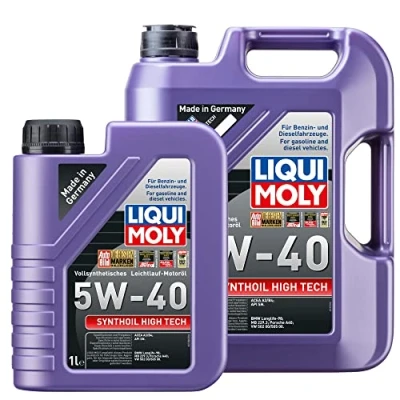 Abbildung von LIQUI MOLY Motoröl Synthoil High Tech 5W 40 5 Liter &amp; 1 6 Set