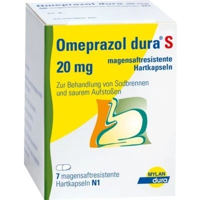Abbildung von Omeprazol dura S 20 mg magensaftresist.H 7 St