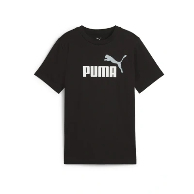 Abbildung von Puma Color LOGO Tshirt print für Kinder, Größe: 116, Black