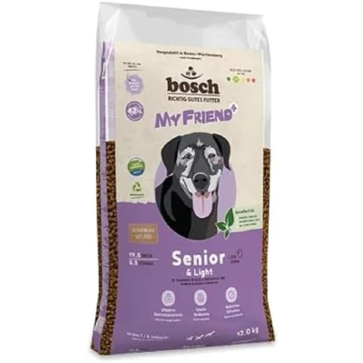 Abbildung von Bosch My Friend+ Dog Senior &amp; Light Hundetrockenfutter für ältere und übergewichtige Hunde 1 x 12kg