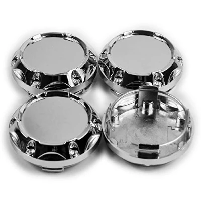 Abbildung von RhinoTuning 4 x 64 mm nabenkappen OD ID 57 nabendeckel für C 243 Mk5(silbrig)