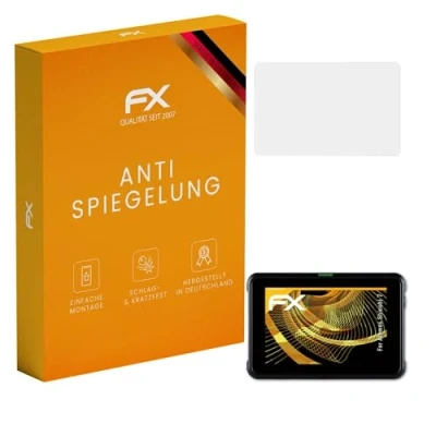 Abbildung von atFoliX Panzerfolie kompatibel mit Atomos Shinobi 7 Schutzfolie, entspiegelnde und stoßdämpfende FX Folie