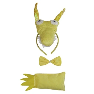Abbildung von Petitebelle 3D Stirnband Bowtie Schwanz Kostüm für Erwachsene Einheitsgröße Drachen