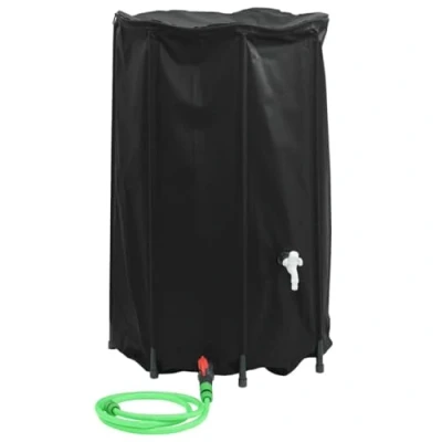 Abbildung von vidaXL Bewässerungssystem Wassertank mit Wasserhahn Faltbar 500 L PVC, (1 tlg)
