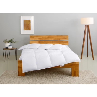 Abbildung von my home Federbettdecke &quot;RINA, Bettdecke in 135x200 cm &amp; 155x220 cm, Made Germany&quot;, normal, Füllung 70% Federn 30% Daunen, Bezug Baumwolle, (1 St.), Bettdecken, Sommer, Winter, Decke, Germany