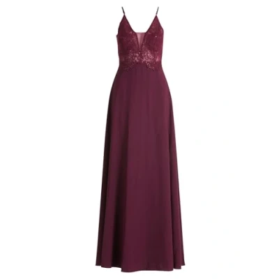 Abbildung von Vera Mont Abiball Ballkleid, Damen, Größe: 32, Shiny bordeaux
