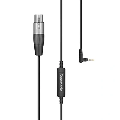 Abbildung von Saramonic SR XLR35 Mikrofon auf 3,5 mm TRRS (Sr XLR35)