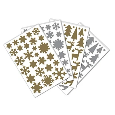 Abbildung von Maildor AE188C Packung Stickers Initial (20 Bögen 10,5 x 16 cm, ideal für Kinder ab 5 Jahren, Weihnachten)