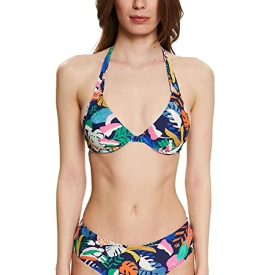 Abbildung von ESPRIT Damen Bora Beach RCS h.apex.Bra Bikini, Navy 4, 40D