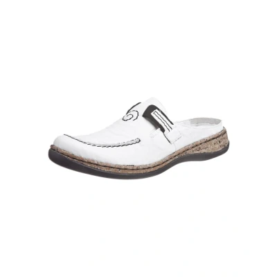 Abbildung von Rieker Clogs, Damen, Größe: 38, White Schuhe
