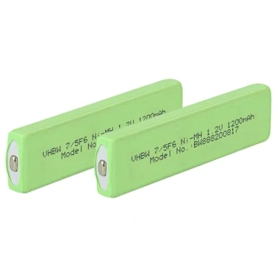 Abbildung von vhbw 2X Akkuzelle Ersatz für Sony NH 10WM, NC 6WM, 5WM, 4WM, NH10WM Portable DVD Player (1100 mAh, 1,2 V, NiMH)