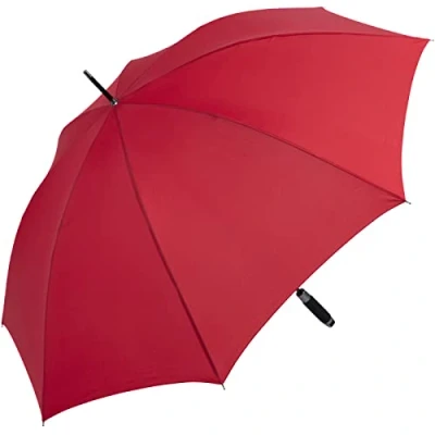 Abbildung von doppler® Langregenschirm XXL Golfschirm, Partnerschirm für Damen und Herren, groß stabil, uni Sommerfarben rot