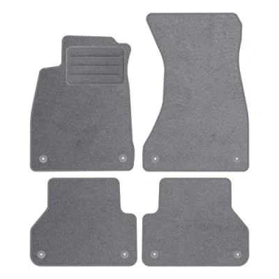 Abbildung von TEXER Textil Fußmatten Passend für Audi A4 B9 Bj. 2015 GRAU