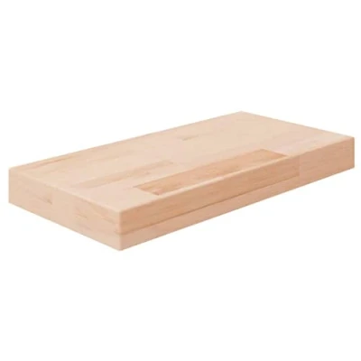 Abbildung von vidaXL Regalboden 40x20x4 cm Unbehandeltes Massivholz Eiche, Regalboden, Holzplatte, Regalplatte, Regalböden, Holzplatten, Regalplatten, Wandboard
